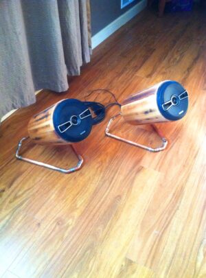 Juke Barrel Floor Speakers, Bluetooth