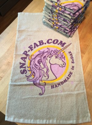 Snap-fab.com Unicorn Terry Cloth Towel