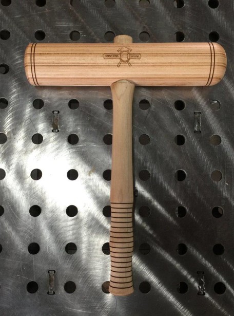 natural large bossing mallet