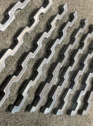 Weld-on Zip Tie Tabs, Stick of 5