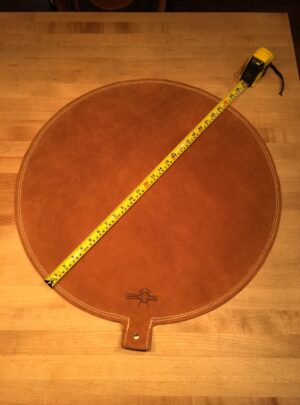 24″ Diameter Double Stitched Leather Shot Bag