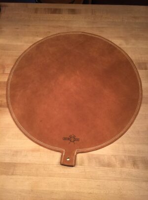 24″ Diameter Double Stitched Leather Shot Bag