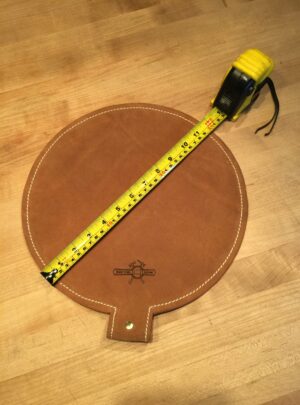 12″ Diameter Leather Shot Bag