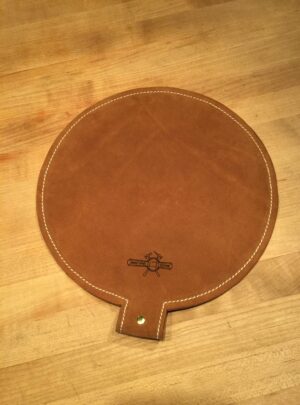 12″ Diameter Leather Shot Bag