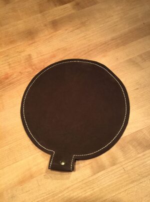 10″ Diameter Leather Shot Bag