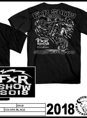 2018 STURGIS FXR SHOW AND DYNA MIXER EVENT T-SHIRT.