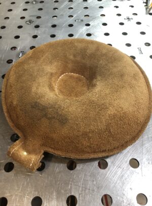 The “Donut” 12″ Diameter Leather Shot Bag