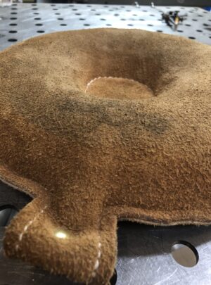 The “Donut” 12″ Diameter Leather Shot Bag