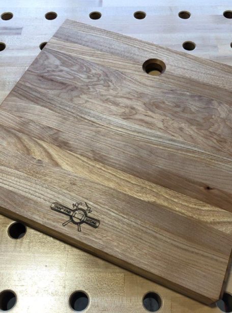 cutting board maple walnut