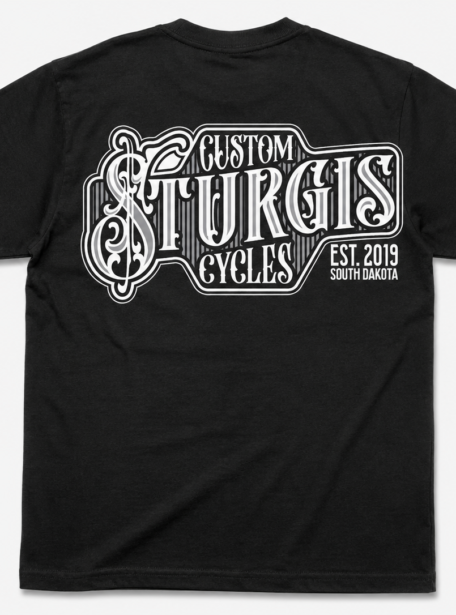 Sturgis Custom Cycles logo t back